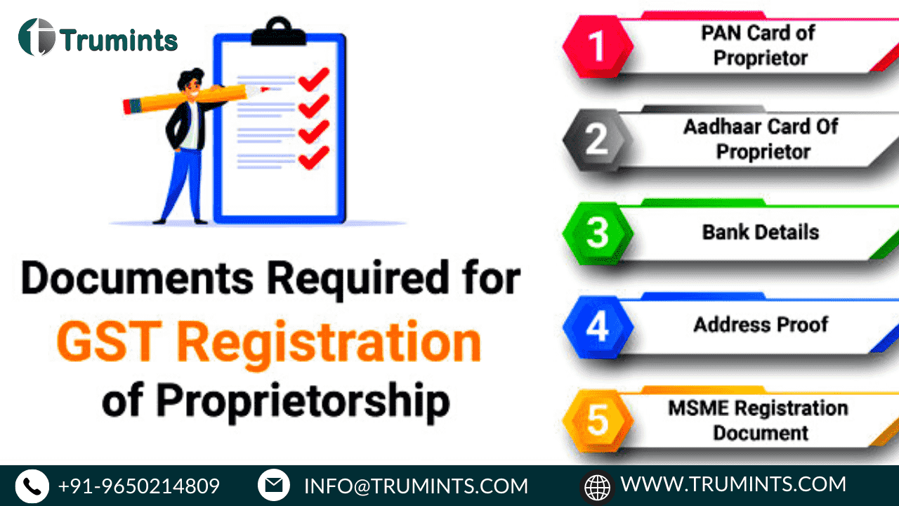 GST Registration for Proprietorship